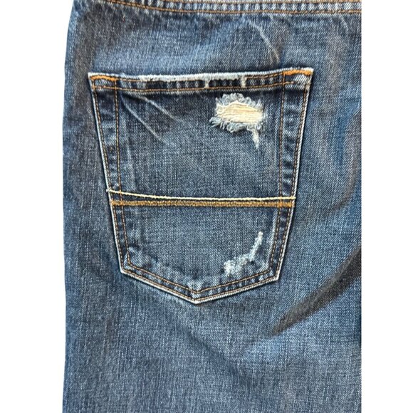 Abercrombie & Fitch Distressed Mens Jeans W30 L30 Blue Vintage Style Casual Deni - Picture 8 of 9